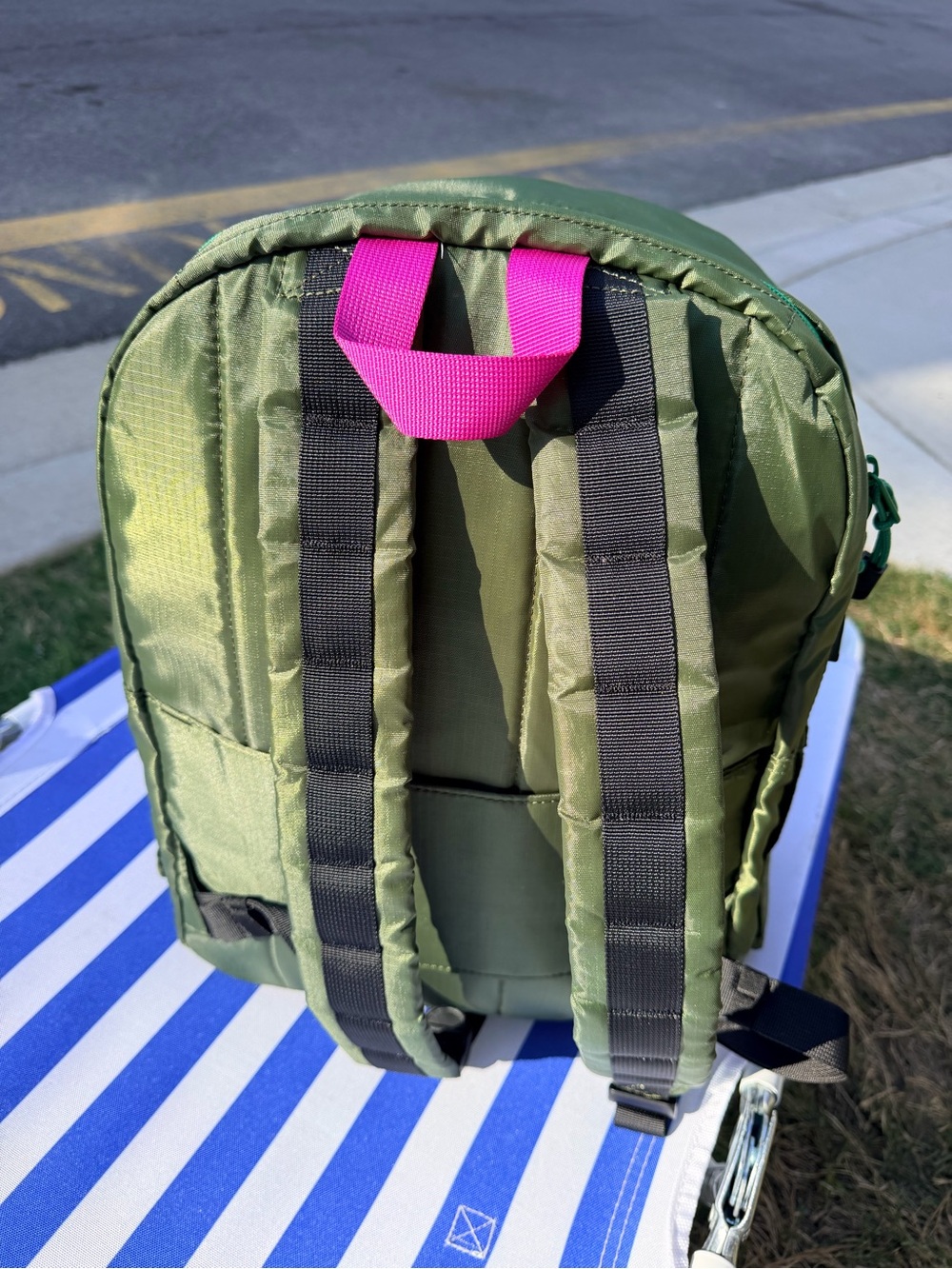 STATE Kane Kids Backpack Double Pocket in Ripstop Diagonal Zipper 7+ - Picture 5 of 9